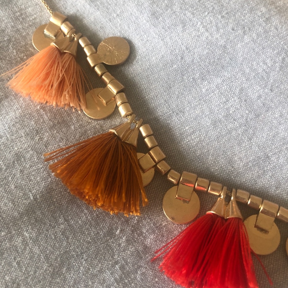 Tassel south western gold chain necklace 🌵 - Picture 3 of 5